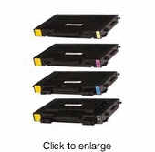 Remanufactured Samsung CLP500 Laser Toner Cartridge Bundle - click to enlarge