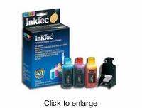 Color Refill Kits for Hewlett Packard C8766WN & C9363WN (HP 95 & 97) Inkjet Cartridges - click to enlarge