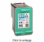Genuine HP Brand C8766WN ( HP 95 ) Color Inkjet Cartridge - click to enlarge