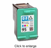 Genuine HP Brand C8766WN ( HP 95 ) Color Inkjet Cartridge - click to enlarge