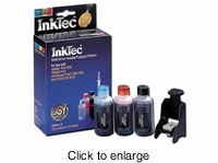 Photo Ink Refill Kits for Hewlett Packard C6658AN ( HP 58 ) Inkjet Cartridges - click to enlarge