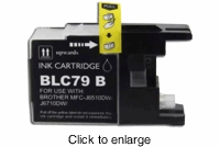 Brother LC 79bk Compatible Black Inkjet Printer Cartridges ( LC79bk, LC-79bk) - click to enlarge