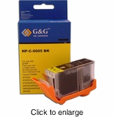 Remanufactured Canon PGI-5Bk Black Inkjet Cartridge (Non-Pigmented) - click to enlarge