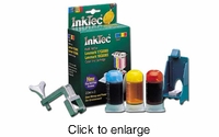 Color Refill Kits for Compaq 17G0060 Inkjet Cartridges - click to enlarge