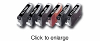 Remanufactured Canon CLI-8 Inkjet Printer Cartridges - click to enlarge