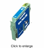 Remanufactured Epson T059220 (T0592) Cyan Inkjet Cartridges (Stylus Photo R2400) - click to enlarge