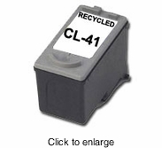 Recycled Canon CL-41 Tri-Color Inkjet Cartridge - click to enlarge