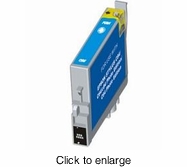 Remanufactured Epson T078220 (T0782) Cyan Inkjet Cartridges - click to enlarge