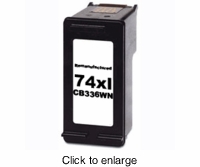 Remanufactured HP 74xl (CB336WN) Black Inkjet Cartridge - click to enlarge