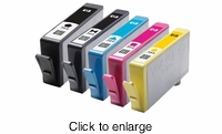 Remanufactured HP 564 Bundle of 5 Ink Cartridges ( CB316WN, CB318WN, CB319WN, CB320WN, CB317WN ) - click to enlarge