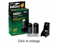 Black Ink Refill Kits for Dell 7Y743 (X0502) Inkjet Print Cartridges - click to enlarge