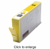 Remanufactured HP 564 XL Yellow Ink Cartridge--New Chip - click to enlarge