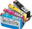 Remanufactured HP 564 Bundle of 4 Cartridges--2nd Generation/New Chip Cartridges