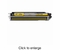 Remanufactured HP 126A Yellow (CE312A) Toner Cartridges - click to enlarge