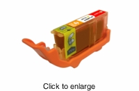 Compatible Canon CLI-221 Yellow Printer Cartridges - click to enlarge