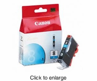 Genuine Canon 8 Photo Cyan Ink Cartridge - click to enlarge