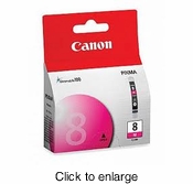 Genuine Canon 8 Magenta Ink Cartridge - click to enlarge