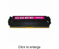 Remanufactured HP 305A (CE413A) Standard Yield Magenta Laser Toner Cartridge - click to enlarge