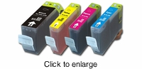 Compatible Canon BCI-3 (BCI3) Printer Ink Cartridges - click to enlarge