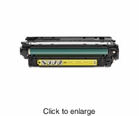 Compatible HP 646A (CF032A) Yellow Color Laser Toner Cartridge - click to enlarge