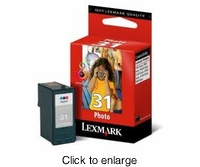 Genuine Lexmark 31 Photo Ink Cartridge - click to enlarge