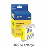 Brother LC51Y (LC-51Y) Compatible Yellow Ink Cartridges - click to enlarge