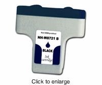 Remanufactured Hewlett Packard C8721WN (HP 02) Inkjet Cartridges - Black - click to enlarge