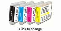 Set of LC-51 Compatible Ink Printer Cartridges - click to enlarge