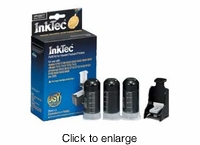 Black Ink Refill Kits for Hewlett Packard C8767WN / C9364WN (HP 96 & 98) Inkjet Cartridges - click to enlarge