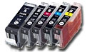 Set of Genuine Canon Brand CLI-8 & PGI-5Bk Ink Cartridges