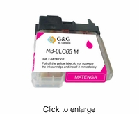 Compatible Brother LC 65 High Yield Magenta Ink Cartridge - click to enlarge