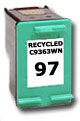 Remanufactured Hewlett Packard C9363WN ( HP 97 ) Color Inkjet Cartridges