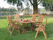 Recliner Armchairs Teak Set <br><font size="1" face="Verdana"> (7 Pieces )</font> Recliner Armchairs Teak Set <br><font size="1" face="Verdana"> (7 Pieces )</font>