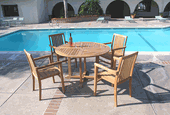 Stacking Armchairs Teak Set <br><font size="1" face="Verdana"><h7> (5 Pieces )</font> Stacking Armchairs Teak Set <br><font size="1" face="Verdana"><h7> (5 Pieces )</font>
