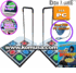 Dance Dance Revolution DDR True Arcade Super Metal Dance Pad V 2.0 w/ Handle Bar for PC + In The Groove Dance Game for PC
