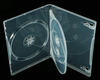 14MM SLIM 3 TRIPLE DVD CASE, SUPER CLEAR, BOOKLET CLIPS, TN3 50 PCS/CS 14MM SLIM 3 TRIPLE DVD CASE, SUPER CLEAR, BOOKLET CLIPS, TN3 50 PCS/CS