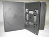 14MM MULTI-5 DVD CASE W/SWING TRAY/ OVERLAPPING HUB, BLACK, DH5BLK,100 PCS/CS 14MM MULTI-5 DVD CASE W/SWING TRAY/ OVERLAPPING HUB, BLACK, DH5BLK,100 PCS/CS