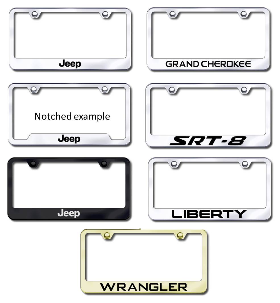 Jeep License Plate Frames