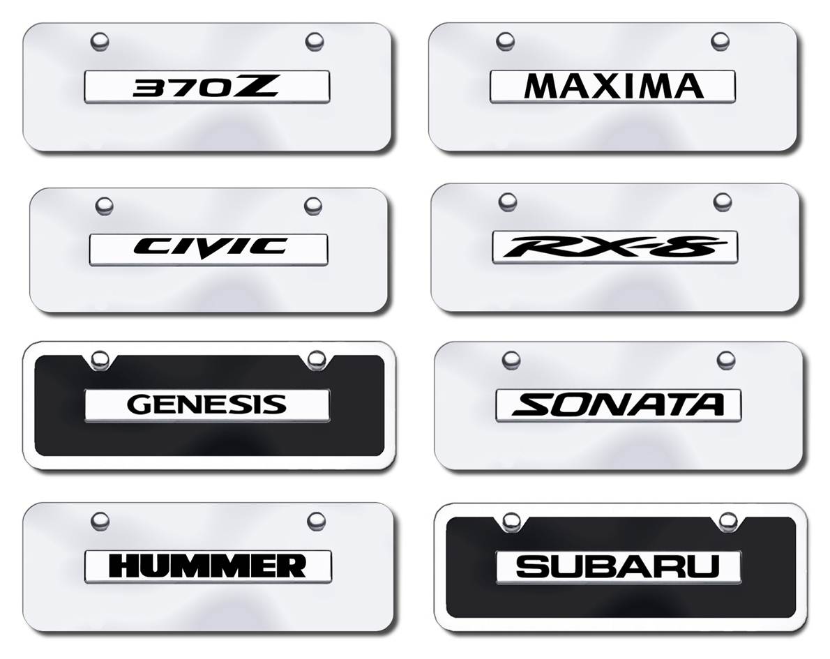 Name License Plate HALFsize