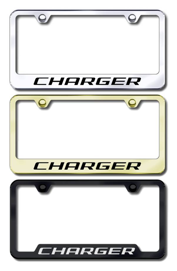 Charger License Plate Frames