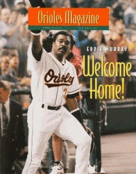 1996 Baltimore Orioles Game Program, EDDIE MURRAY Cover  