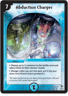 Abduction Charger DM-09 Fatal Brood of Infinite Ruin Duel Masters Rare Card # 16