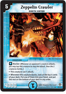 Zeppelin Crawler DM-09 Fatal Brood of Infinite Ruin Duel Masters Rare Card # 25