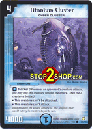 Titanium Cluster DuelMasters DM-07 Thundercharge of Ultra Destruction Uncommon Card # 24