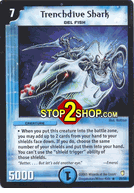 Trenchdive Shark DuelMasters DM-07 Thundercharge of Ultra Destruction Rare Card # 25