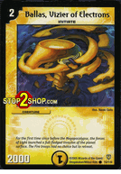 Ballas, Vizier of Electrons Duelmasters TCG DM-06 Stomp-A-Trons of Invincible Wrath Common Card # 13