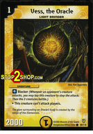Vess, the Oracle Duelmasters TCG DM-06 Stomp-A-Trons of Invincible Wrath Common Card # 29