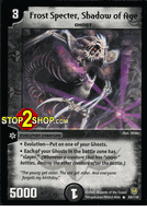Frost Specter, Shadow of Age Duelmasters TCG DM-06 Stomp-A-Trons of Invincible Wrath Rare Card # 54