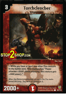 Torchclencher Duelmasters TCG DM-06 Stomp-A-Trons of Invincible Wrath Common Card # 90