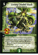 Living Citadel Vosh Duelmasters TCG DM-06 Stomp-A-Trons of Invincible Wrath Rare Card # 104